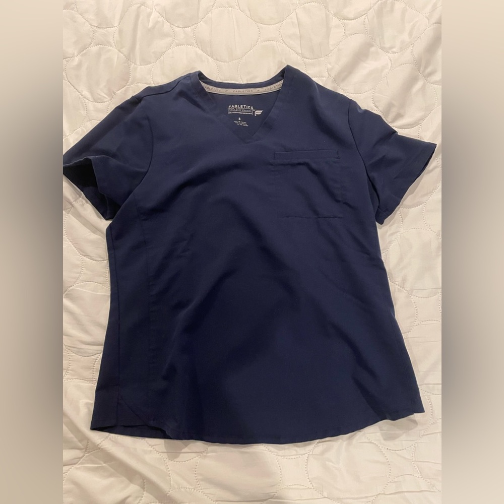 Fabletics Navy Jogger Scrub Set S/MS